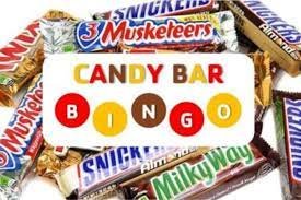 candy bars ith bingo sign