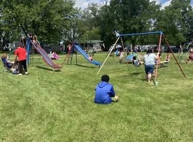 Kids on the playground