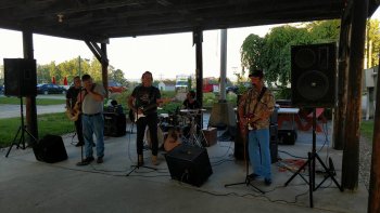 Band Spair Tyme performs live at The Ridge Campground